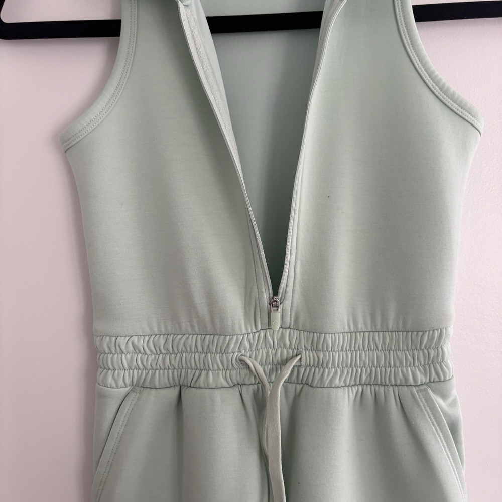 abercrombie Kids/Girls Sleeveless Tie Waist Jumpsuit Mint 7/8 - Picture 4 of 6